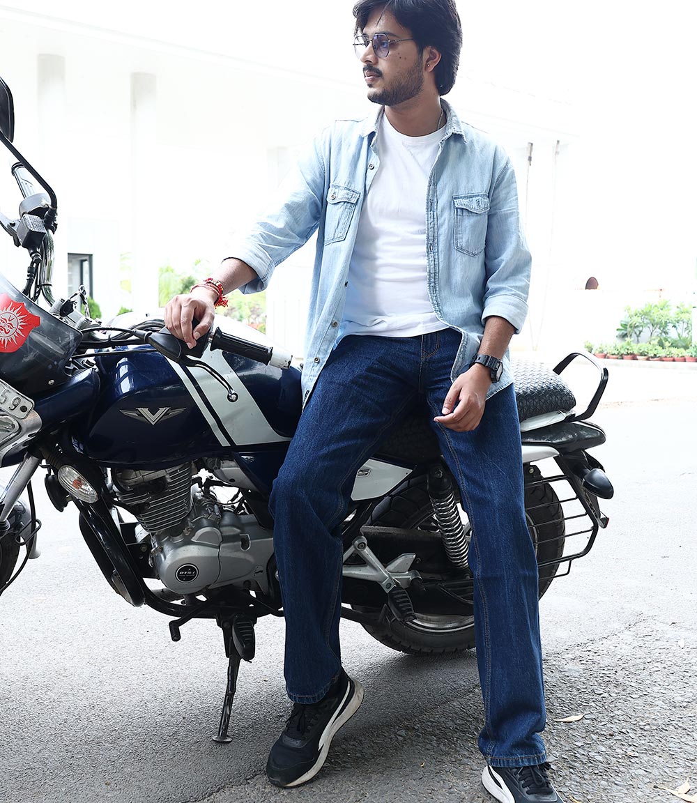 On the road, he met himself.